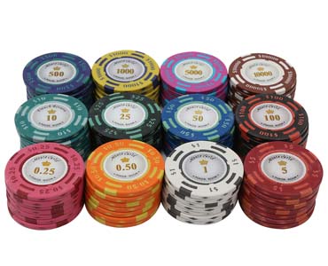 Green Casino Clay Poker Chip