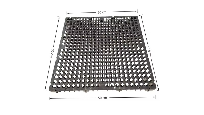 PP honeycomb drainage panel structure